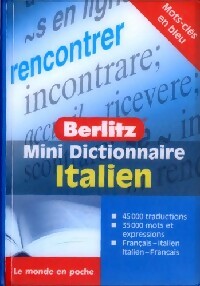 Livrenpoche : Mini dictionnaire Italien - Collectif - Livre