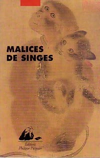 Livrenpoche : Malices de singes - Inconnu - Livre