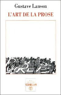 Livrenpoche : L'art de la prose - Gustave Lanson - Livre