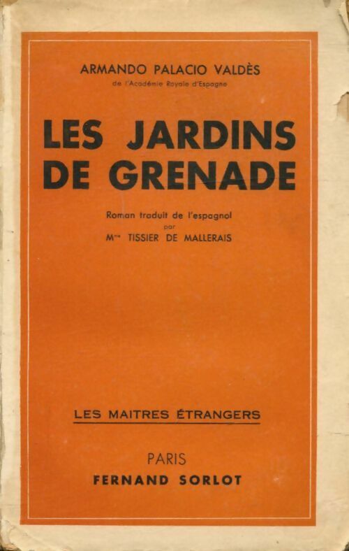 Livrenpoche : Les jardins de Grenade - Palacio-Valdès - Livre