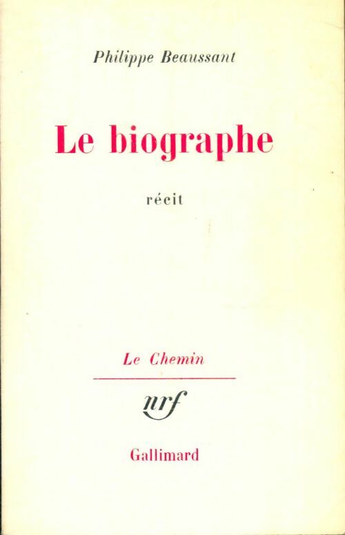 Livrenpoche : Le biographe - Philippe Beaussant - Livre