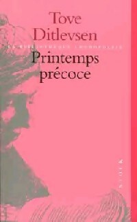 Printemps précoce - Tove Ditlevsen - Livre