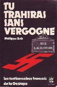 Livrenpoche : Tu trahiras sans vergogne - Philippe Aziz - Livre