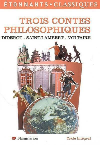 Livrenpoche : Trois contes philosophiques - Denis Diderot - Livre