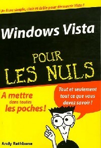 Livrenpoche : Windows Vista pour les nuls - Andy Rathbone - Livre