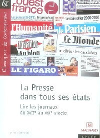 Livrenpoche : La presse dans tous ses états - Collectif - Livre