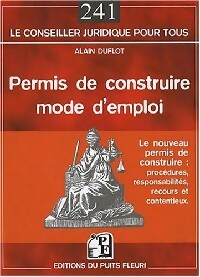 Livrenpoche : Permis de construire, mode d'emploi - Alain Duflot - Livre
