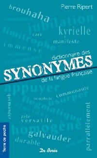 Dictionnaire des synonymes de la langue française - Pierre Ripert - Livre
