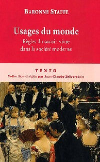 Livrenpoche : Usages du monde - Baronne Staffe - Livre