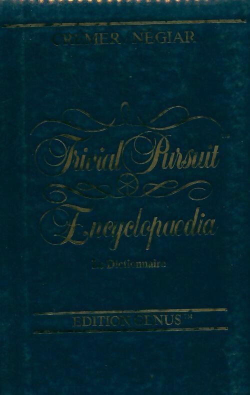 Livrenpoche : Trivial Pursuit Encyclopaedia - Inconnu - Livre