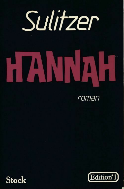 Livrenpoche : Hannah - Paul-Loup Sulitzer - Livre