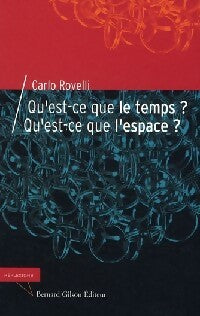 Livrenpoche : Qu'est ce que le temps? Qu'est ce que l'espace? - Carlo Rovelli - Livre