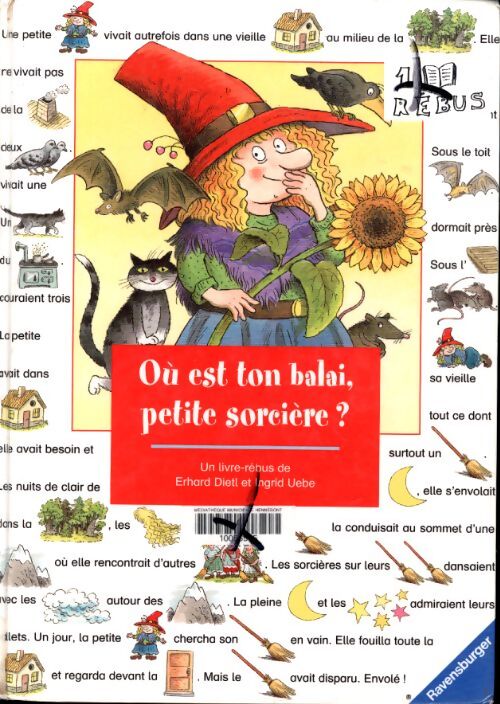 Où est ton balai, petite sorcière ? - Ingrid Uebe, Erhard Dietl - Livre