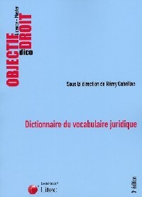 Livrenpoche : Dictionnaire du vocabulaire juridique - Rémy Cabrillac - Livre