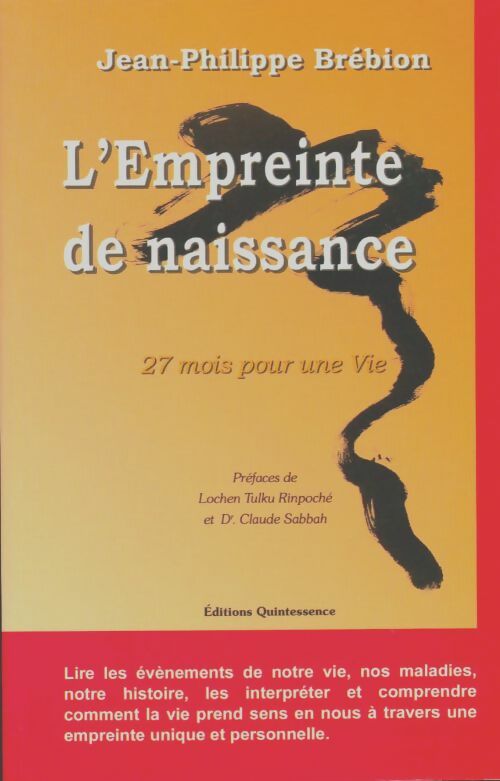 Livrenpoche : L'empreinte de naissance - Jean-Philippe Brébion - Livre