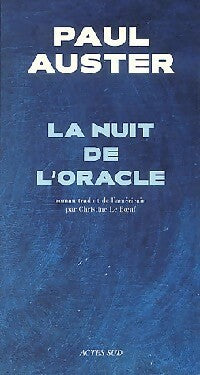 Livrenpoche : La nuit de l'oracle - Paul Auster - Livre