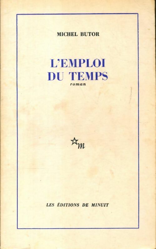 Livrenpoche : L'emploi du temps - Michel Butor - Livre