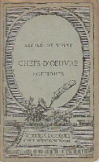 Livrenpoche : Chefs d'oeuvre poétiques - Alfred De Vigny - Livre