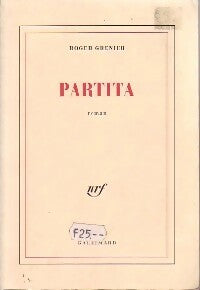 Livrenpoche : Partita - Roger Grenier - Livre
