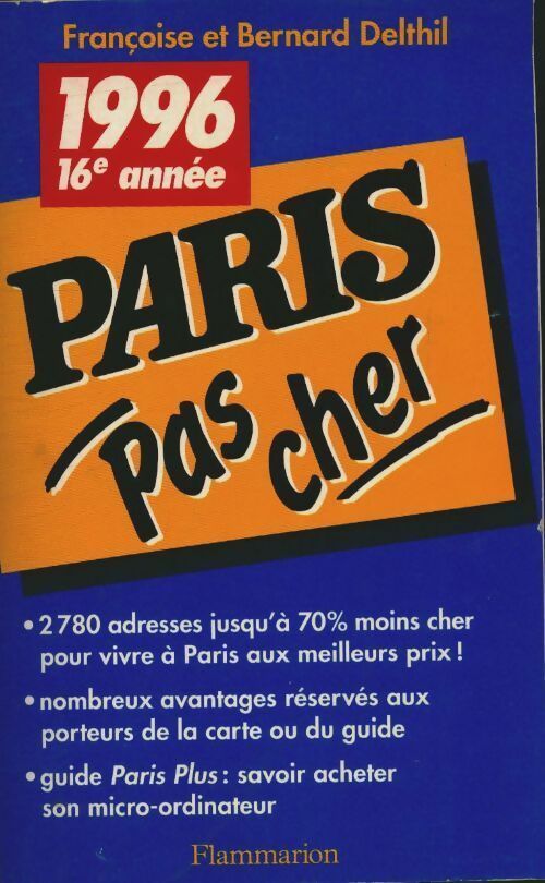 Livrenpoche : Paris pas cher 1996 - Delthil - Livre