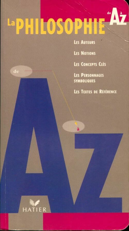 Livrenpoche : La philosophie de A à Z - Inconnu - Livre