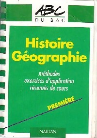 Livrenpoche : Histoire-Géographie Première - Noëlle Blanchenoix, Pierette Chapelle, Gilbert Gély - Livre