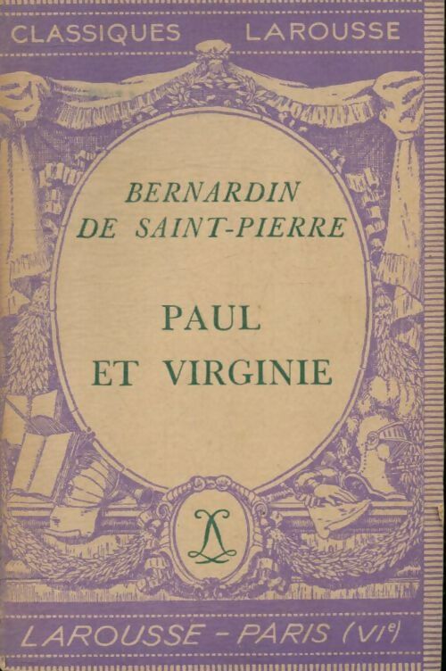 Livrenpoche : Paul et Virginie (extraits) - Jacques-Henri Bernardin de Saint Pierre - Livre