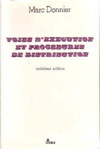 Livrenpoche : Voies d'exécution et procédures de distribution - Marc Donnier - Livre