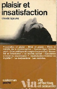 Livrenpoche : Plaisir et insatisfaction - Claude Lejeune - Livre