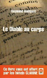 Livrenpoche : Le diable au corps - Raymond Radiguet - Livre