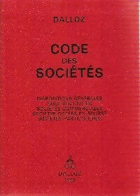 Livrenpoche : Code des sociétés 1992 - Inconnu - Livre