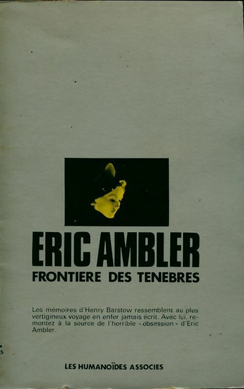 Livrenpoche : Frontière des ténèbres - Eric Ambler - Livre