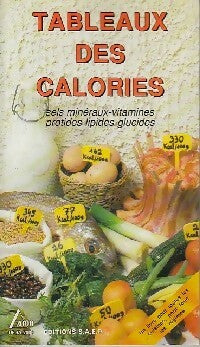 Tableaux des calories - Anne Noel -  Delta 2000 - Livre