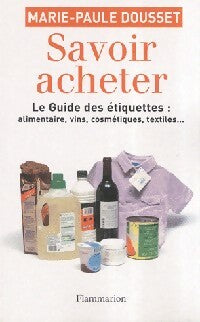 Livrenpoche : Savoir acheter - Marie-Paule Dousset - Livre
