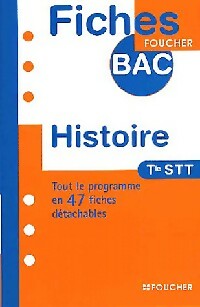 Livrenpoche : Histoire Terminale Terminales STT - Françoise Blanchard - Livre