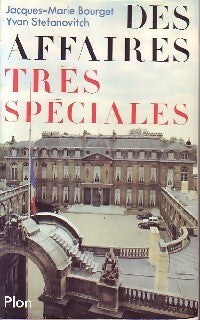 Livrenpoche : Des affaires très spéciales - Yvan Stefanovitch, Jacques-Marie Bourget - Livre