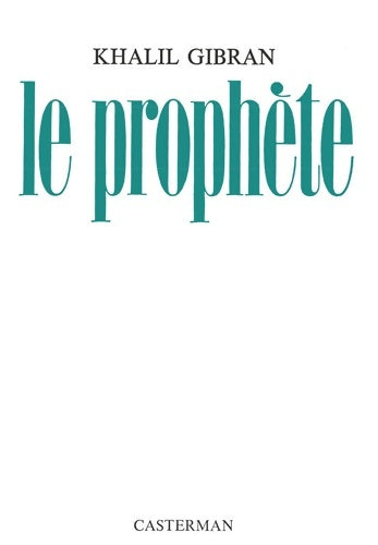 Livrenpoche : Le prophète - Khalil Gibran - Livre