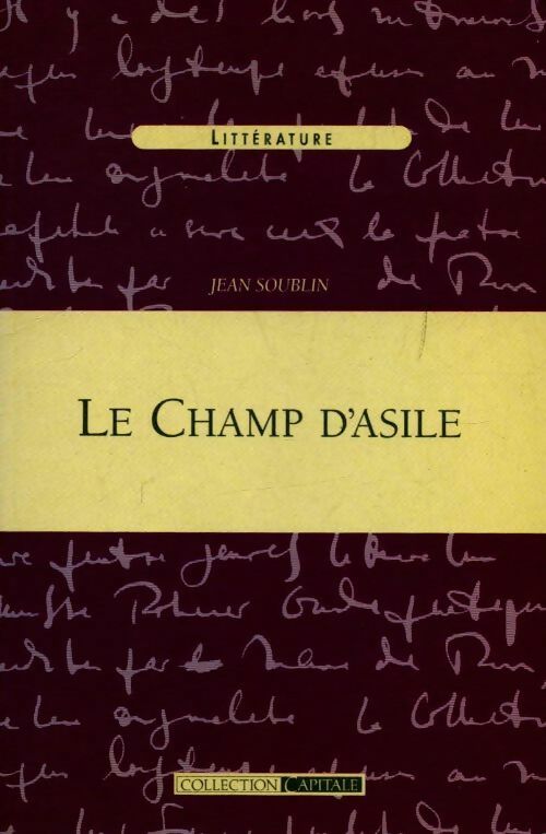 Livrenpoche : Le champ d'asile - Jean Soublin - Livre