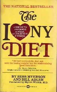 Livrenpoche : The I love NY diet - Bess Myerson, Bill Adler - Livre