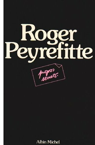 Livrenpoche : Propos secrets - Roger Peyrefitte - Livre