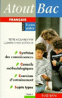 Livrenpoche : Français 1ère toutes séries. Texte argumentatif et commentaire littéraire Tome I - Jean Rigouste, Laurence Méric - Livre
