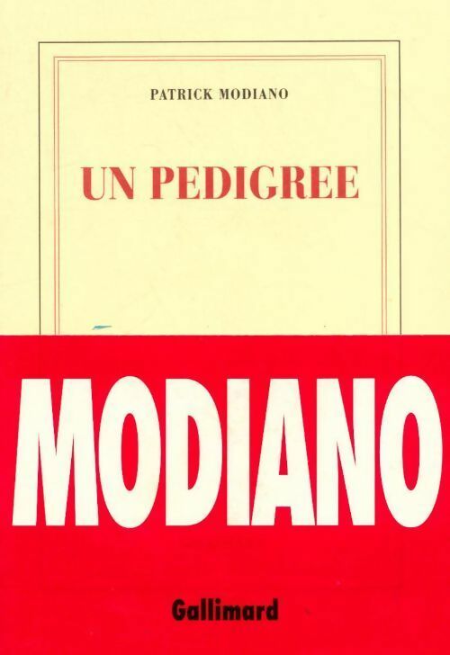 Livrenpoche : Un pedigree - Patrick Modiano - Livre