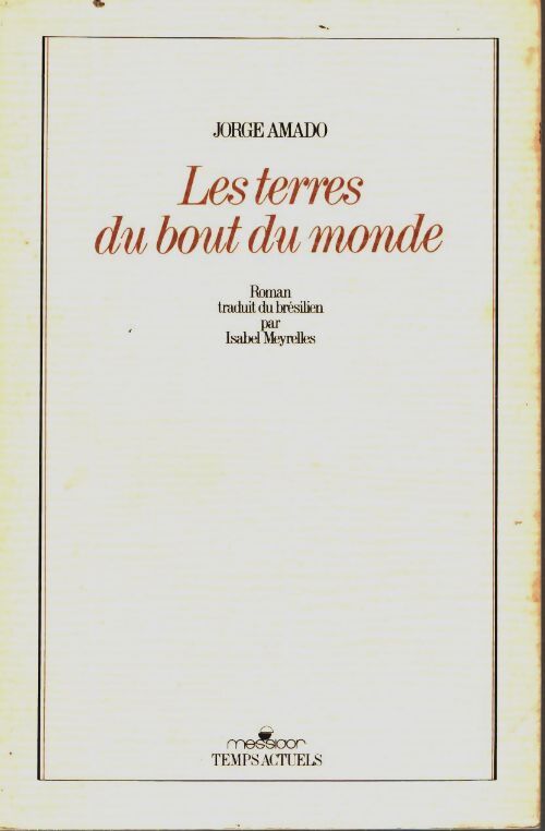 Livrenpoche : Les terres du bout du monde - Jorge Amado - Livre