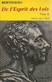 Livrenpoche : De l'esprit des lois Tome II - Charles De Montesquieu - Livre