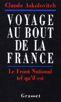 Voyage au bout de la France - Claude Askolovitch -  Grasset GF - Livre