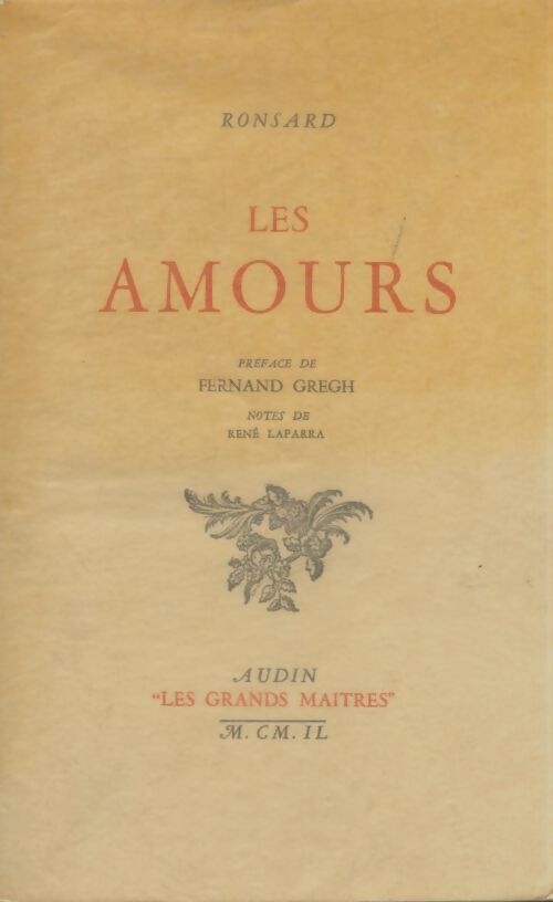 Livrenpoche : Les amours - Pierre De Ronsard - Livre