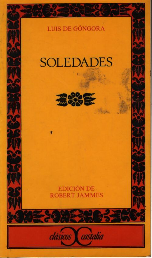 Soledades - Luis De Gongora - Livre