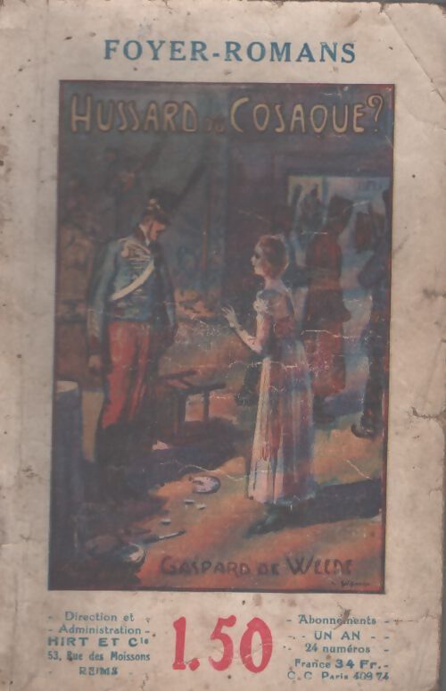 Hussard ou cosaque - Gaspard De Weede - Livre