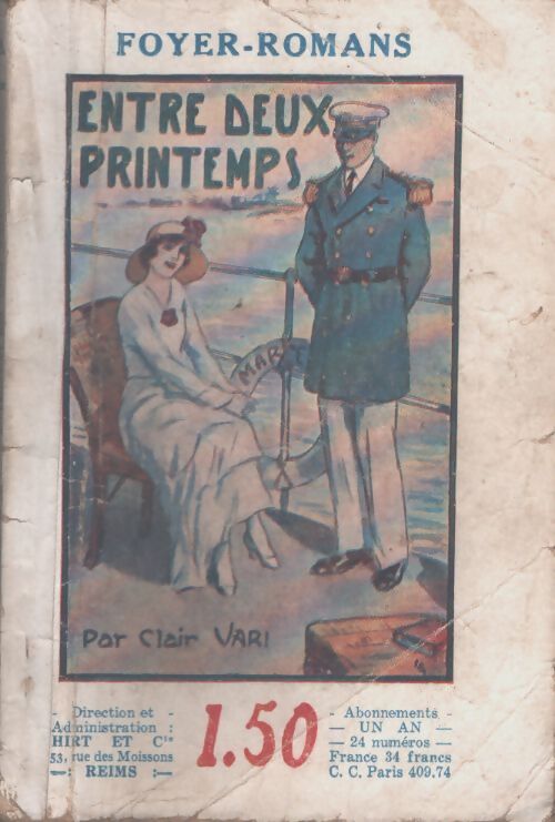 Entre deux printemps - Clair Vari - Livre