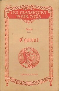 Livrenpoche : Egmont - Johann Wolfgang Von Goethe - Livre
